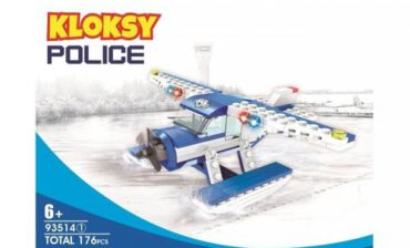 Klocki Kloksy Policja wodolot patrolowy 176 el