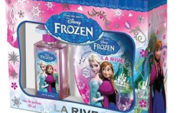 La Rive Disney Frozen woda perfumowana spray 50ml + szampon i żel pod prysznic 2w1 250ml Zestaw