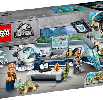 LEGO Jurassic World 75939 Laboratorium doktora Wu ucieczka małych dinozaurów