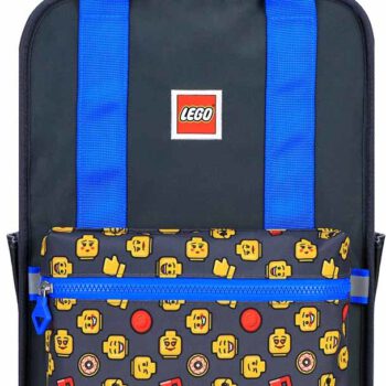 LEGO Plecak do szkoły Tribini Fun Large LEGO - heads and cups / blue 20128-1933