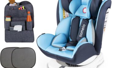 LIONELO Bastiaan Isofix 0-36kg niebieski