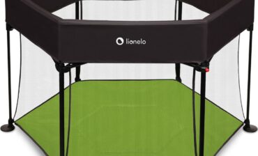 Lionelo ROEL DUŻY KOJEC DLA DZIECKA TORBA GREEN LIMON LO-ROEL GREEN LIMON