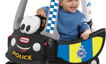 Little Tikes Jeździk Patrol Policji Samochód Cozy Coupe Radiowóz 172984E3