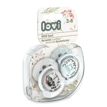 Lovi Lovi Dynamiczny smoczek uspokajający 3-6 m-ce Wild Soul Boy - 2 szt.