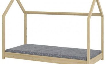 Łóżeczko domek Olaf 80x160 sosna
