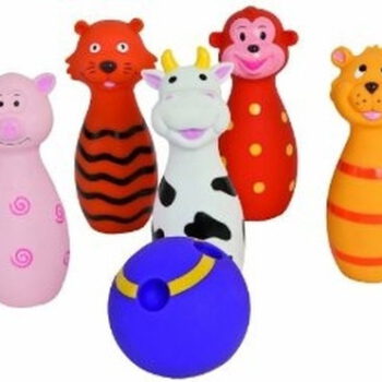 Ludi Kręgle Gumowe Zwierzęta 3455
