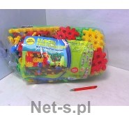 Mario-Inex Klocki Micro Waffle | Mattoncini Costruttori In Gomma Morbida | Gioco Creativo Per Bambini 5+ | Fatto In Polonia