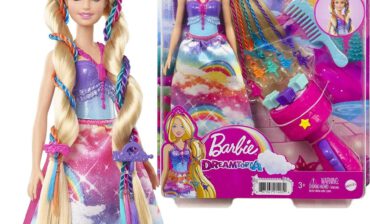 Mattel Barbie Lalka Dreamtopia Księżniczka Zakręcone pasemka GTG00 GTG00