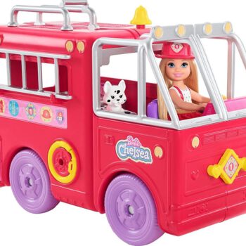 Mattel Chelsea Wóz strażacki + lalka HCK73 HCK73