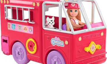 Mattel Chelsea Wóz strażacki + lalka HCK73 HCK73