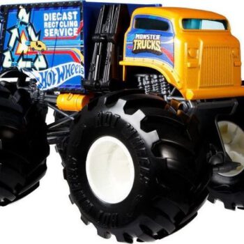 Mattel Monster Truck Pojazd 1:24 Śmieciarka 5_765823