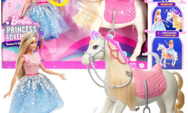 Mattel Przygody księżniczek lalka + interaktywny KOŃ 887961857627