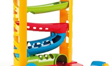 Miniland zabawki edukacyjne Kolorowa zjeżdżalnia z piłeczkami MLZ97282