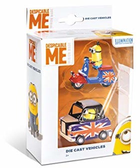 Mondo Motors Minions 53200 nożyce samochodowe, zestaw 2, model losowy 53200