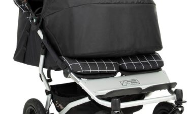 Mountain Buggy Buggy Duet 3 (2017+) - wersja głęboko-spacerowa 2w1 (1 gondola cocoon dla bliźniąt)