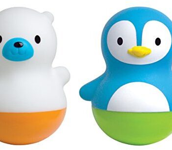 Munchkin Bath bobbers do pływania zwierząt zabawka do kąpieli, komplet-częściowy