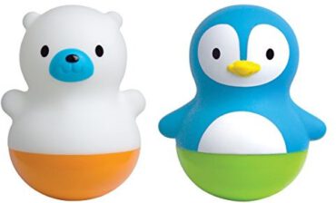Munchkin Bath bobbers do pływania zwierząt zabawka do kąpieli, komplet-częściowy