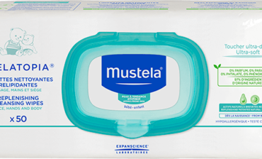 Mustela LABORATOIRES EXPANSCIENCE Stelatopia Chusteczki oczyszczająco relipidujące 50 sztuk 7070904