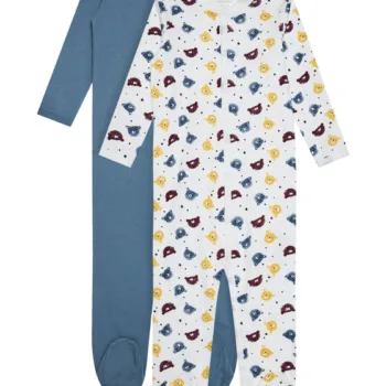 NAME IT Komplet 2 par śpiochów Nightsuit 13182197 Niebieski Regular Fit