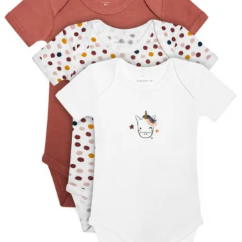 NAME IT Komplet 3 par body dziecięcych 13189064 Kolorowy Regular Fit
