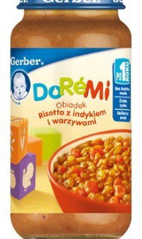 Nestle Gerber Doremi Risotto z indykiem i warzywami po 12 m-cu 250g