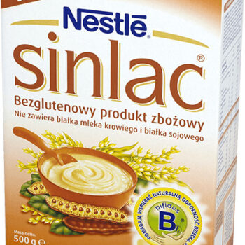 Nestle Sinlac Kaszka bezglutenowa dla alergików po 4 miesiącu 6x500g