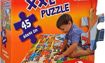 Noris Spiele 606038000 - ogromne puzzle straż pożarna, 45-częściowy