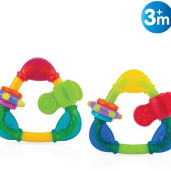 Nuby Nuby Trójkątny gryzak wypełniony żelem IcyBite MIX ID664