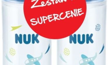 NUK Butelka New Classic PP 250 ml x 2 FC+ niebieski 6-18 m M 741625ZB 66606