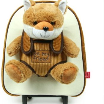 Perletti Toys Plecak dziecięcy na kółkach z misiem 3 w 1 Perletti Toys, Foxy PER13053