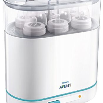 Philips dampfsterilisator sterylizator butelek Baby sfc284/02 3 X 330 ML butelki w 1  6