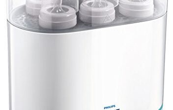 Philips dampfsterilisator sterylizator butelek Baby sfc284/02 3 X 330 ML butelki w 1  6