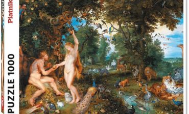 Piatnik Puzzle Brueghel i Rubens, Raj i grzech pierworodny 1000el. 5545