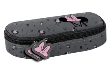Piórnik Szkolny Paso Myszka Minnie Mouse Szary
