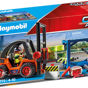 Playmobil CITY ACTION WÓZEK WIDŁOWY Z ŁADUNKIEM 70772