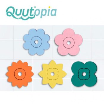 Quut Zestaw puzzli piankowych Quutopia Kwiaty 10m+