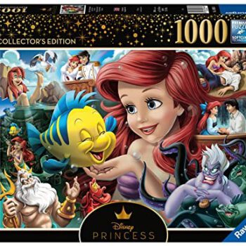 Ravensburger 16963 Disney Princess Heroines nr 3 Mała Syrenka puzzle 1000 elementów dla dorosłych i dzieci od 12 lat 16963
