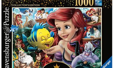 Ravensburger 16963 Disney Princess Heroines nr 3 Mała Syrenka puzzle 1000 elementów dla dorosłych i dzieci od 12 lat 16963