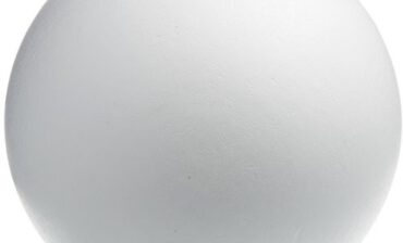 Rayher Hobby 3306300 kule styropianowe, 2 połówki, średnica 40 cm