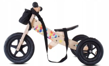 Rowerek drewniany Twist Plus Cubic Black Edition
