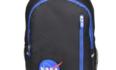 Semi Line Czarno-niebieski plecak Nasa 2Y38I1 2Y38I1 SAM ONE SIZE