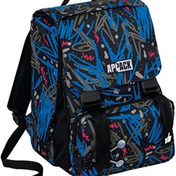 Seven Tornister szkolny plecak  appack Fantasy    z możliwością rozbudowy, niebiesko-czarna 31LT