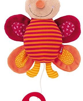 Sigikid 40318 pozytywka motyl muzyka dziewczynka zabawka dziecięca zalecana od urodzenia wielokolorowa 40318