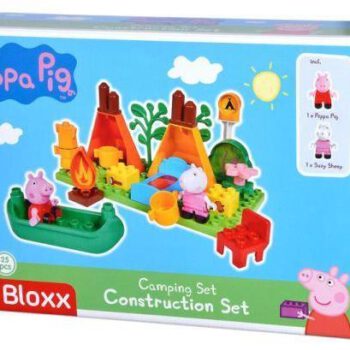 Simba Toys Klocki Zestaw kemping 25 elementów Świnka Peppa PlayBIG BLOXX 57143