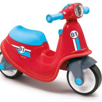 Smoby Czerwony jeździk skuter dla dzieci ciche koła 721003 721003