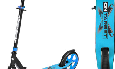 Spokey Hulajnoga niebieska składana Nerf Hasbro NOISE