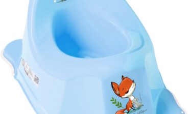 Tega Baby Baby Baby, Nocnik antypoślizgowy z pozytywką, Leśna opowieść, Jasnoniebieski