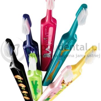 TePe Select Compact ZOO x-soft - miękka SZCZOTECZKA dla dzieci w wieku 3-6 lat z