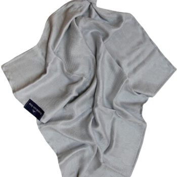Texpol Pieluszka bambusowa 30x30 CHMURKI SZARY myjka-śliniak 38023