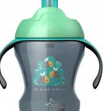 Tommee Tippee KUBEK NIEKAPEK ZE SŁOMKĄ BOY 230ML (TT0311) Darmowy odbiór w 20 miastach!